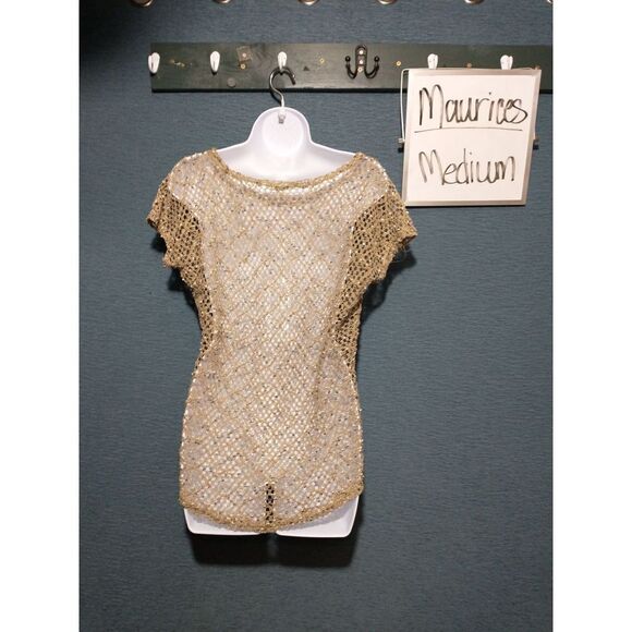 Maurices mesh short sleeved top size medium - Picture 3 of 3